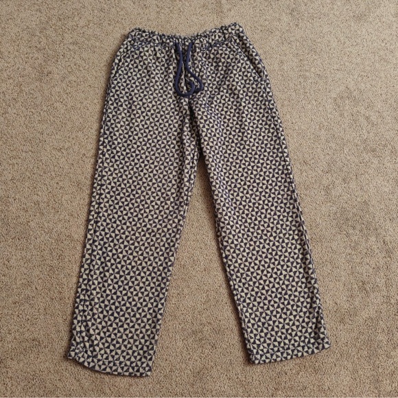 OAS Geometric Pattern Terry Sweatpants - Picture 2 of 6